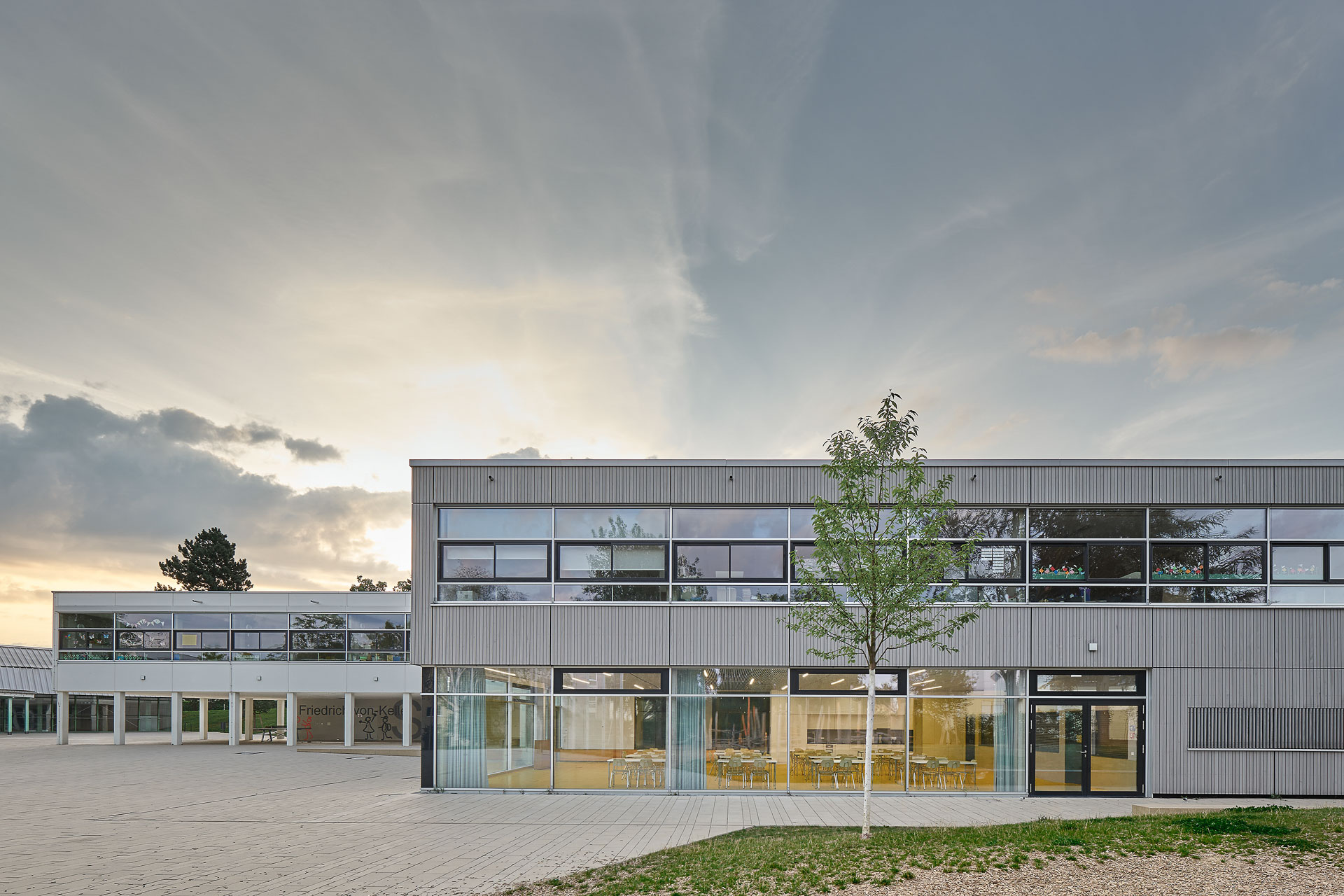 Sanierte Grundschule in Ludwigsburg