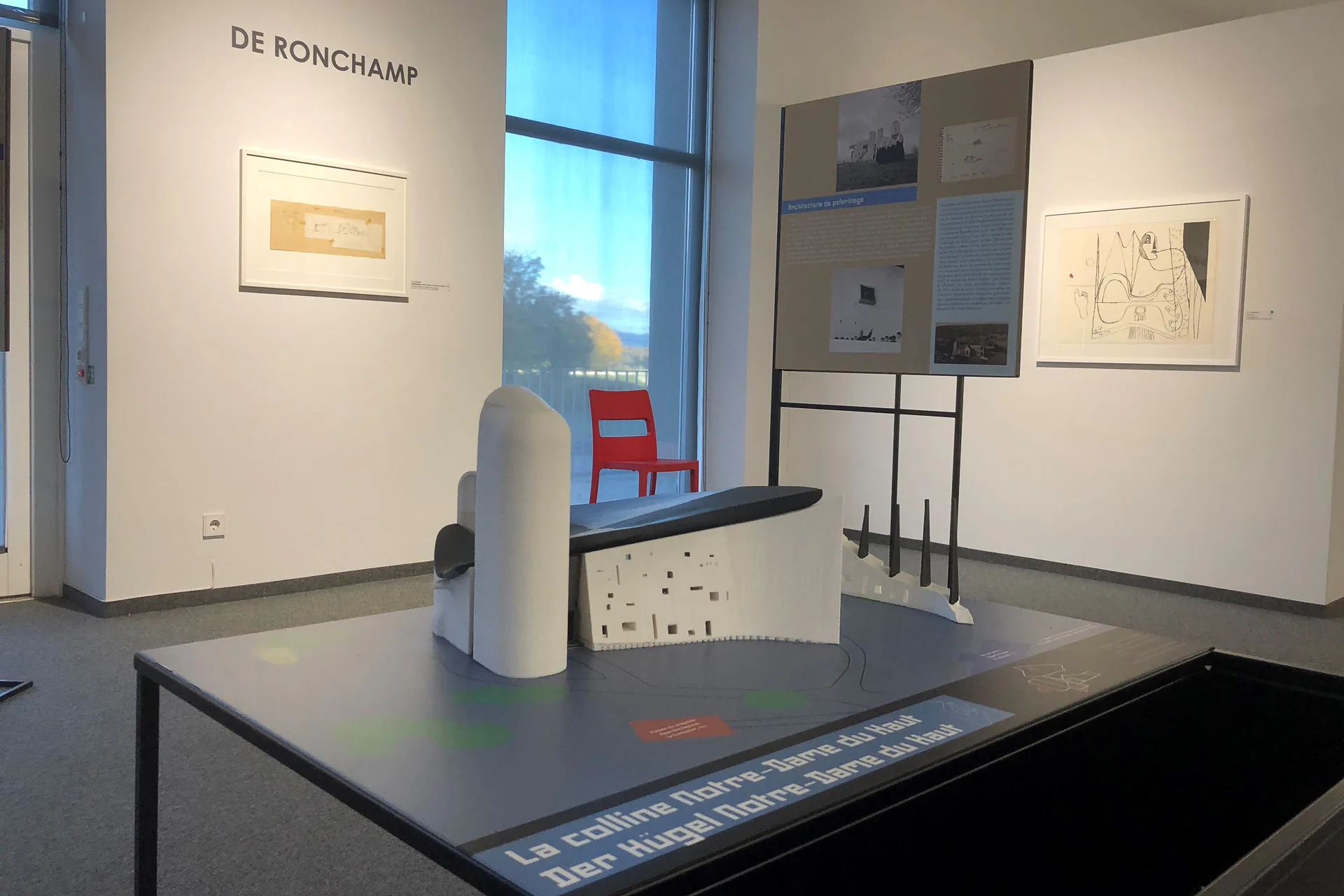 Ausstellung Ronchamp in der Kunsthalle Messmer