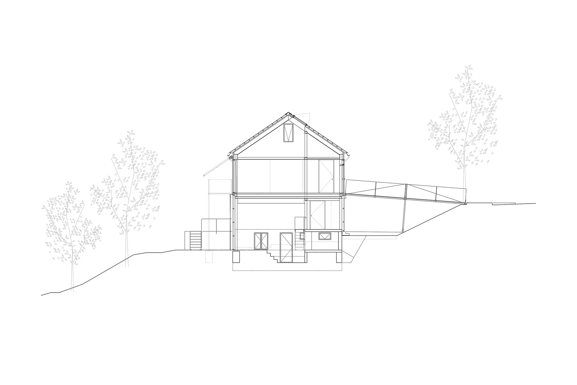 Querschnitt, Grafik