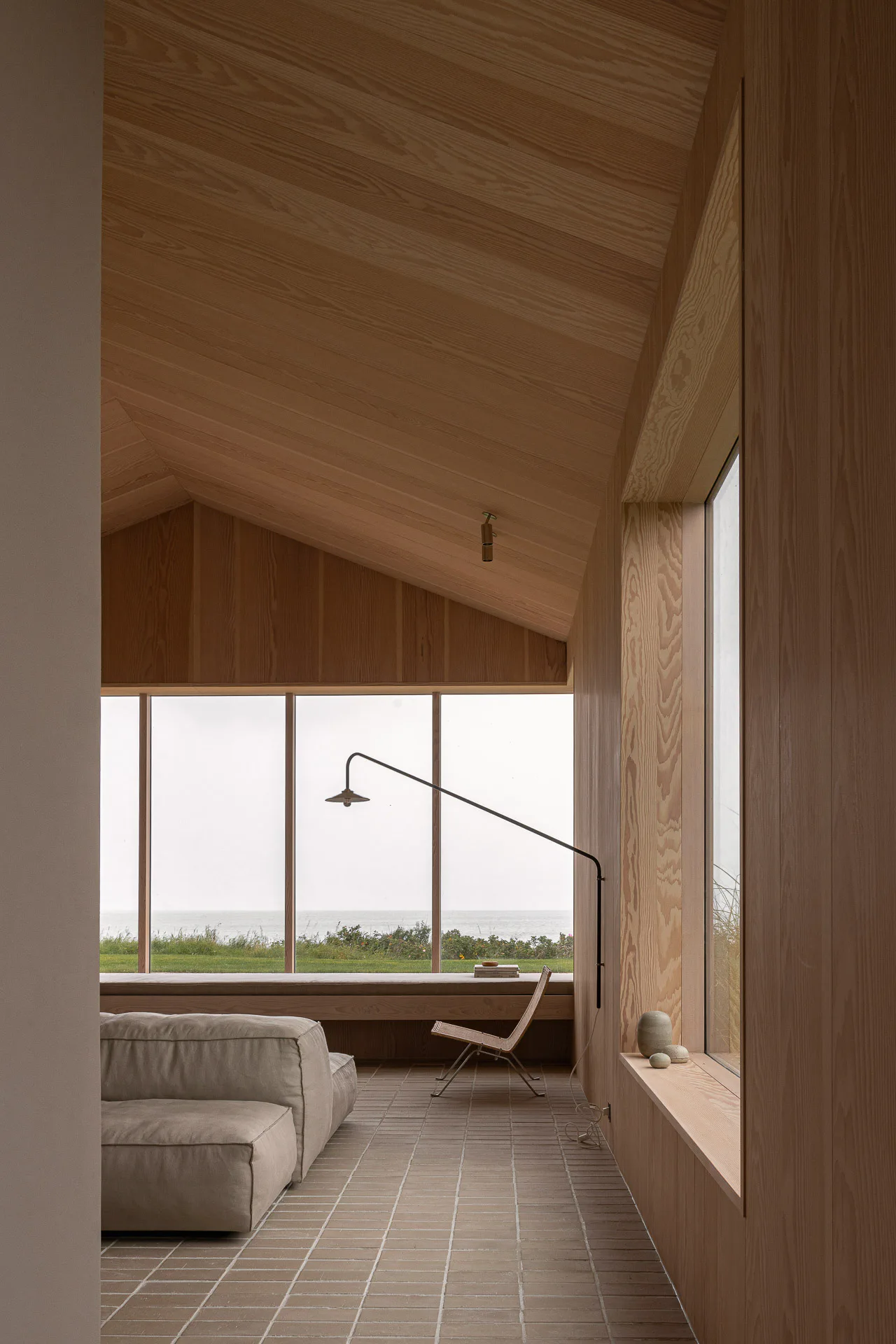 Blick vom Wohnzimmer auf die Nordsee
