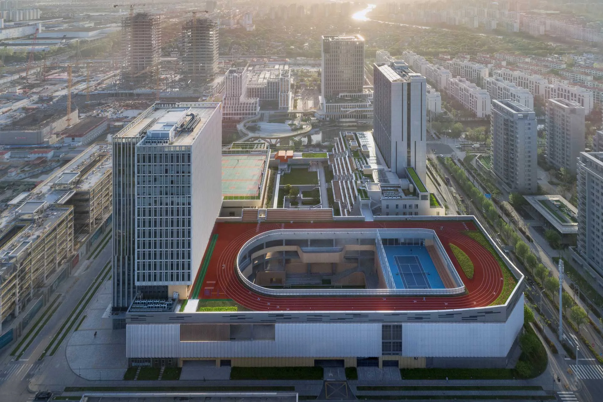 Shanghai Pinghe School Jinding Campus, entworfen von c+d studio.