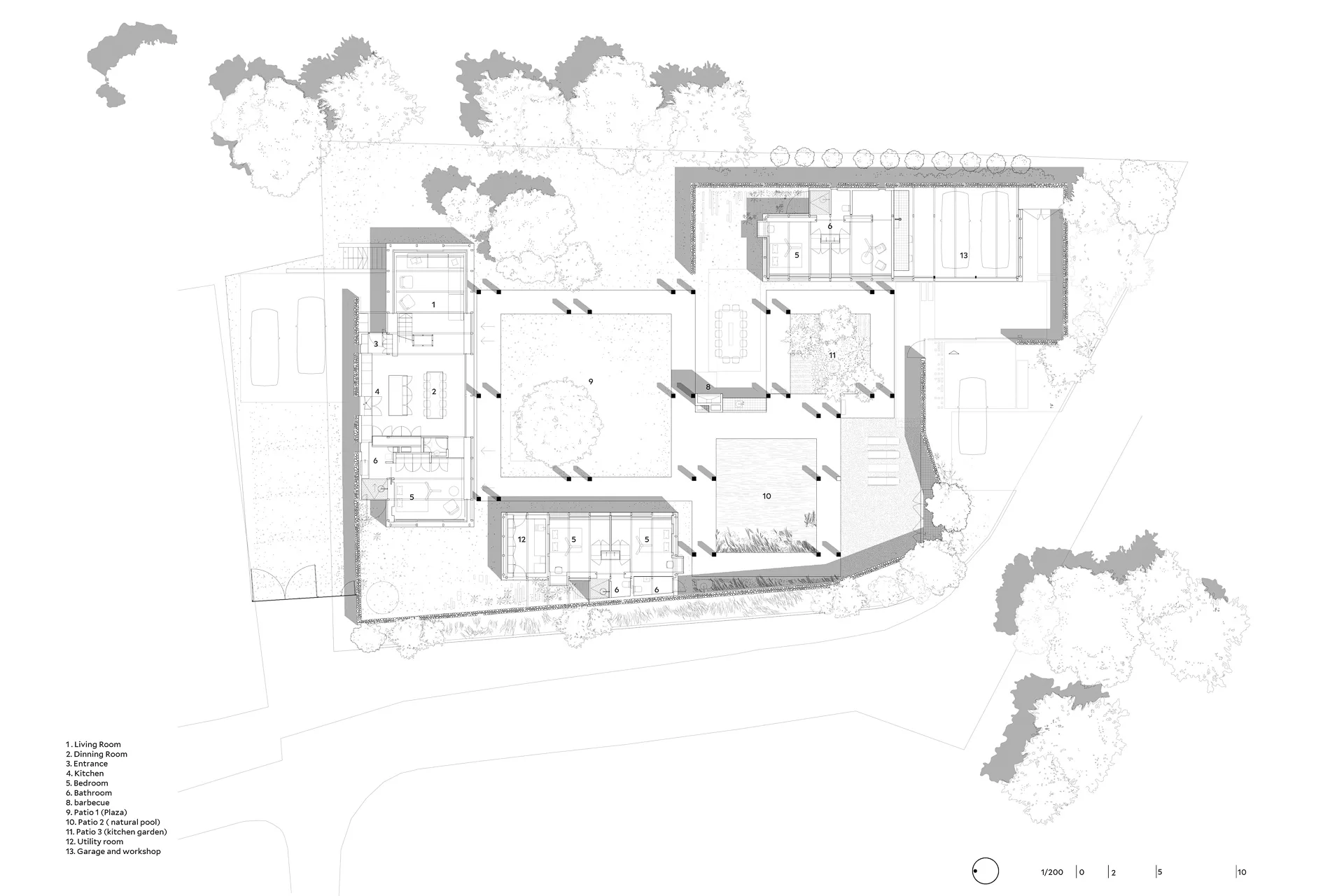 Grundriss Erdgeschoss, Grafik