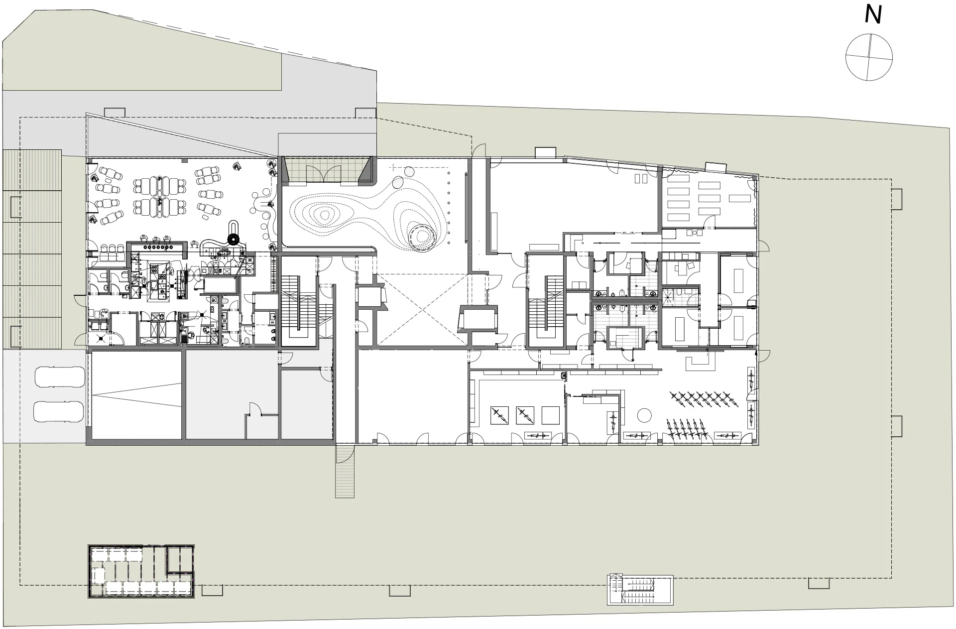 Grundriss EG, Grafik