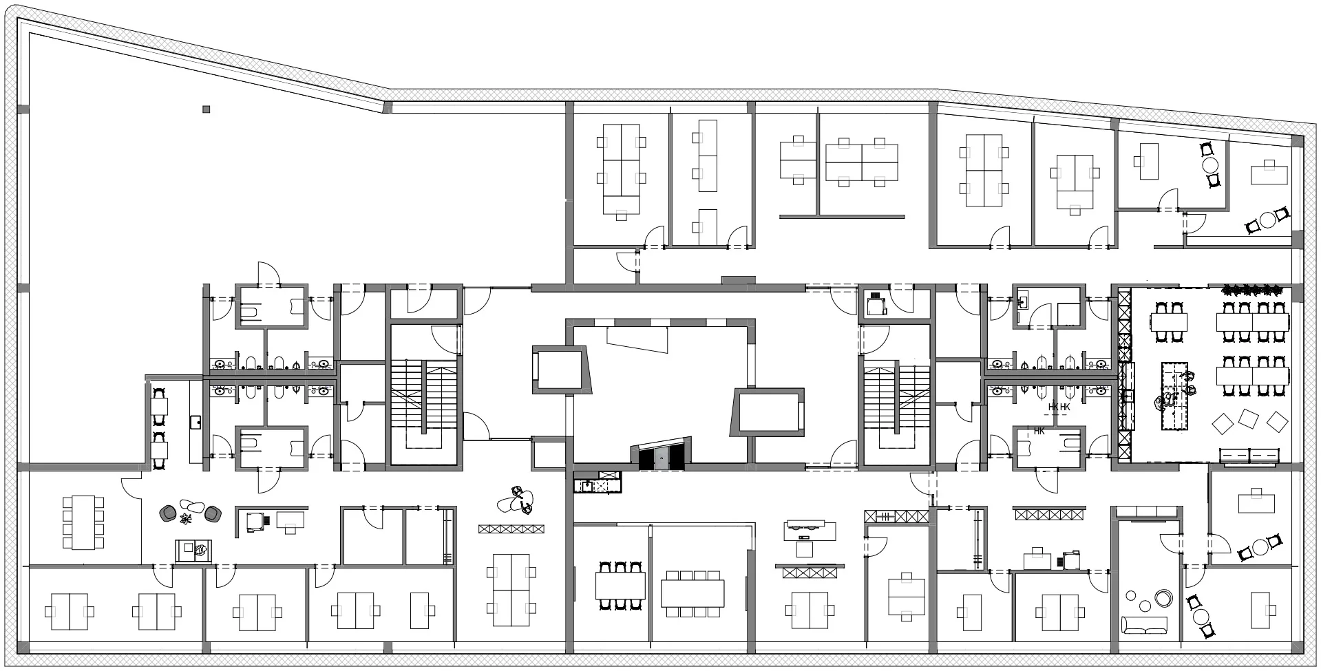Grundriss 3. OG, Grafik