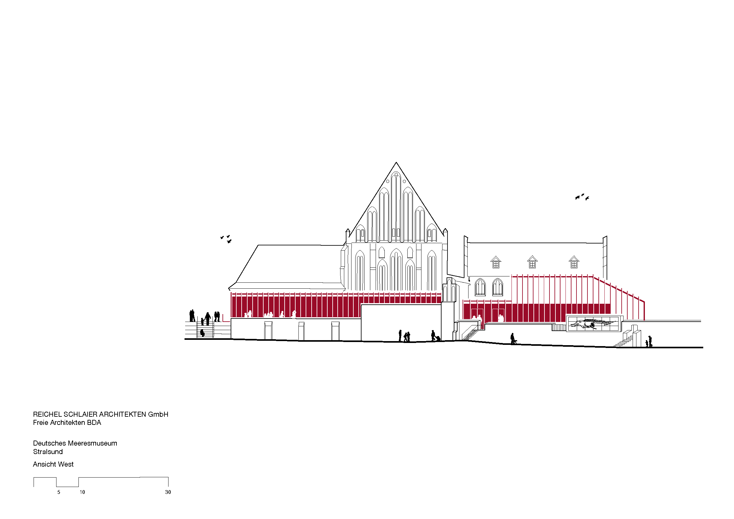 Ansicht West, Grafik
