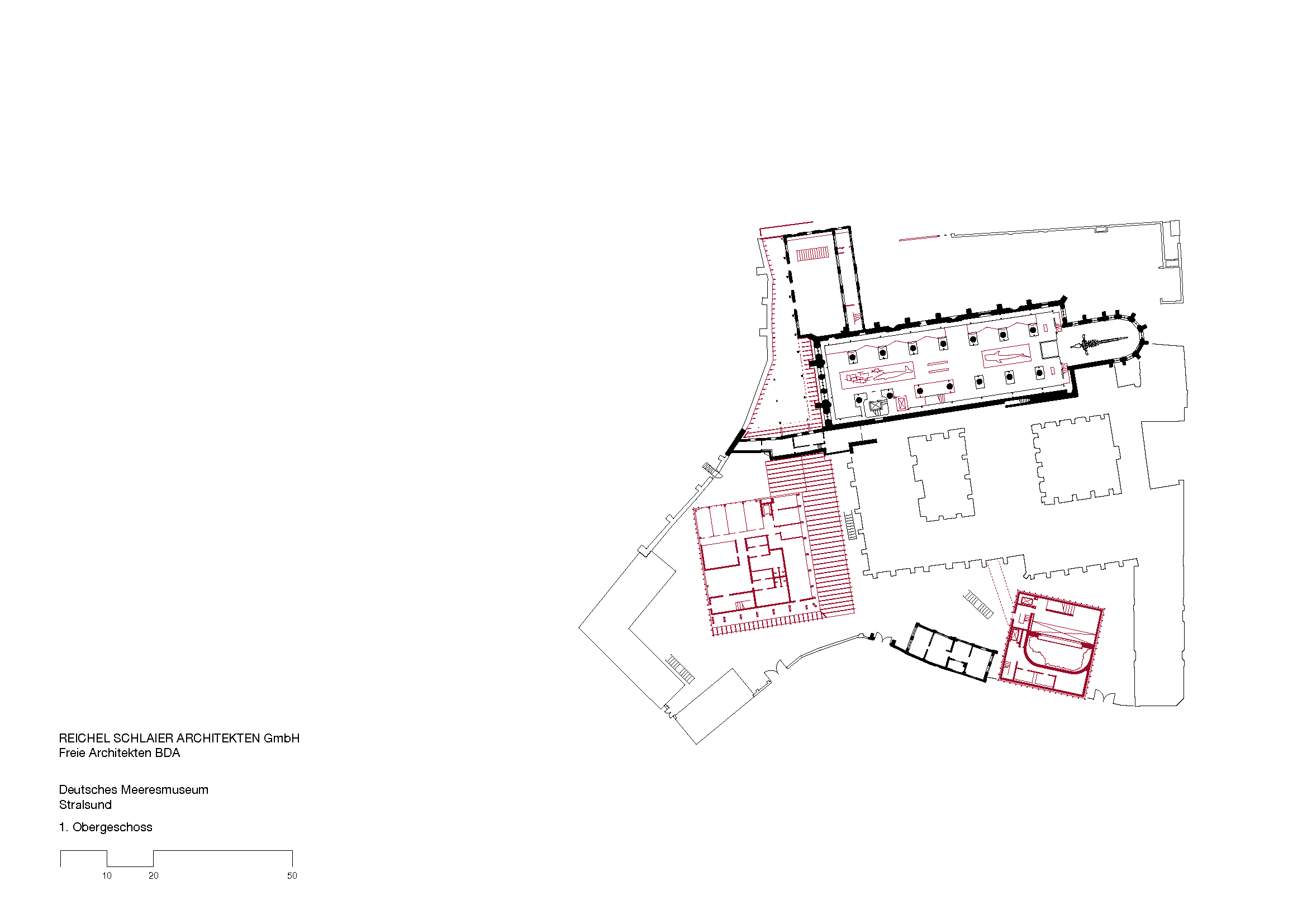 Grundriss 1. Obergeschoss, Grafik