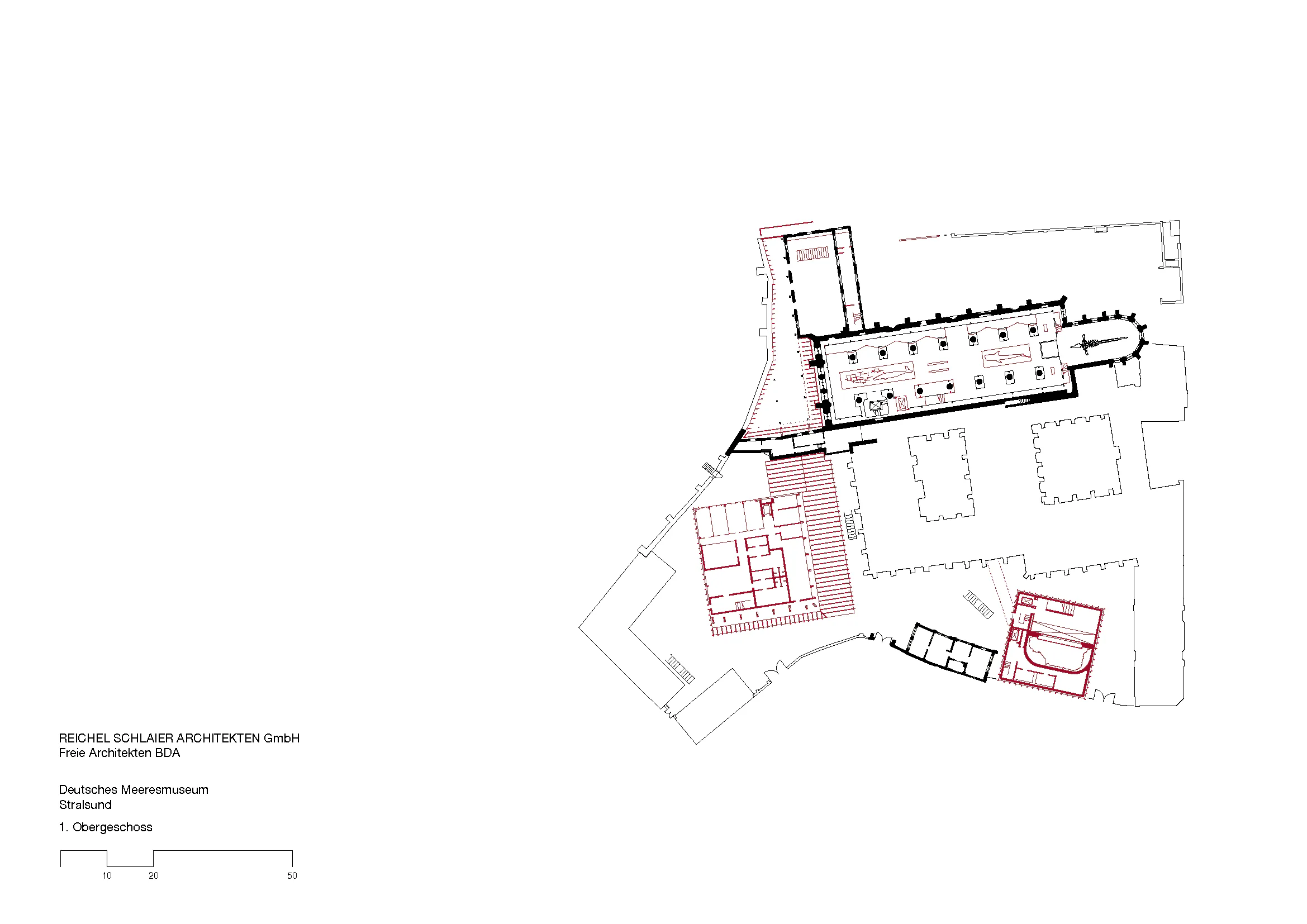 Grundriss 1. Obergeschoss, Grafik