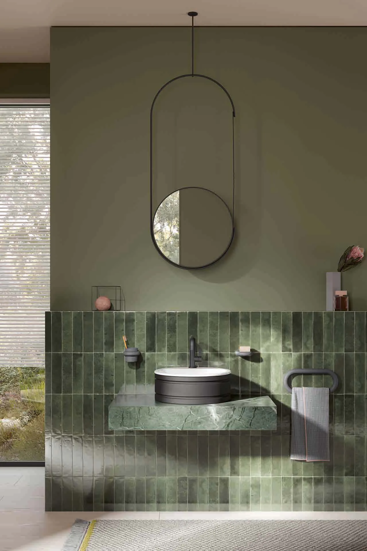 Elegant in der Ausführung, klar im Konzept: Der DUO Waschtisch von Hewi bringt modernes Baddesign auf den Punkt.