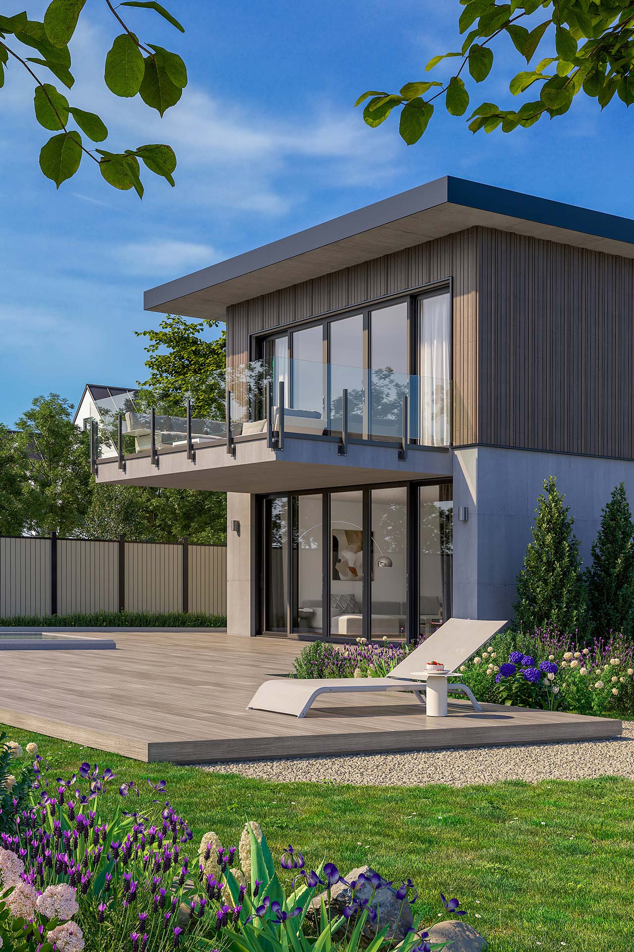 Vertikale Fassaden sind ein aktueller Architektenliebling. Mit den Systemen „Triple“ und „Trio“ profitieren Eigenheimbesitzer von einem filigranen 3D-Effekt.