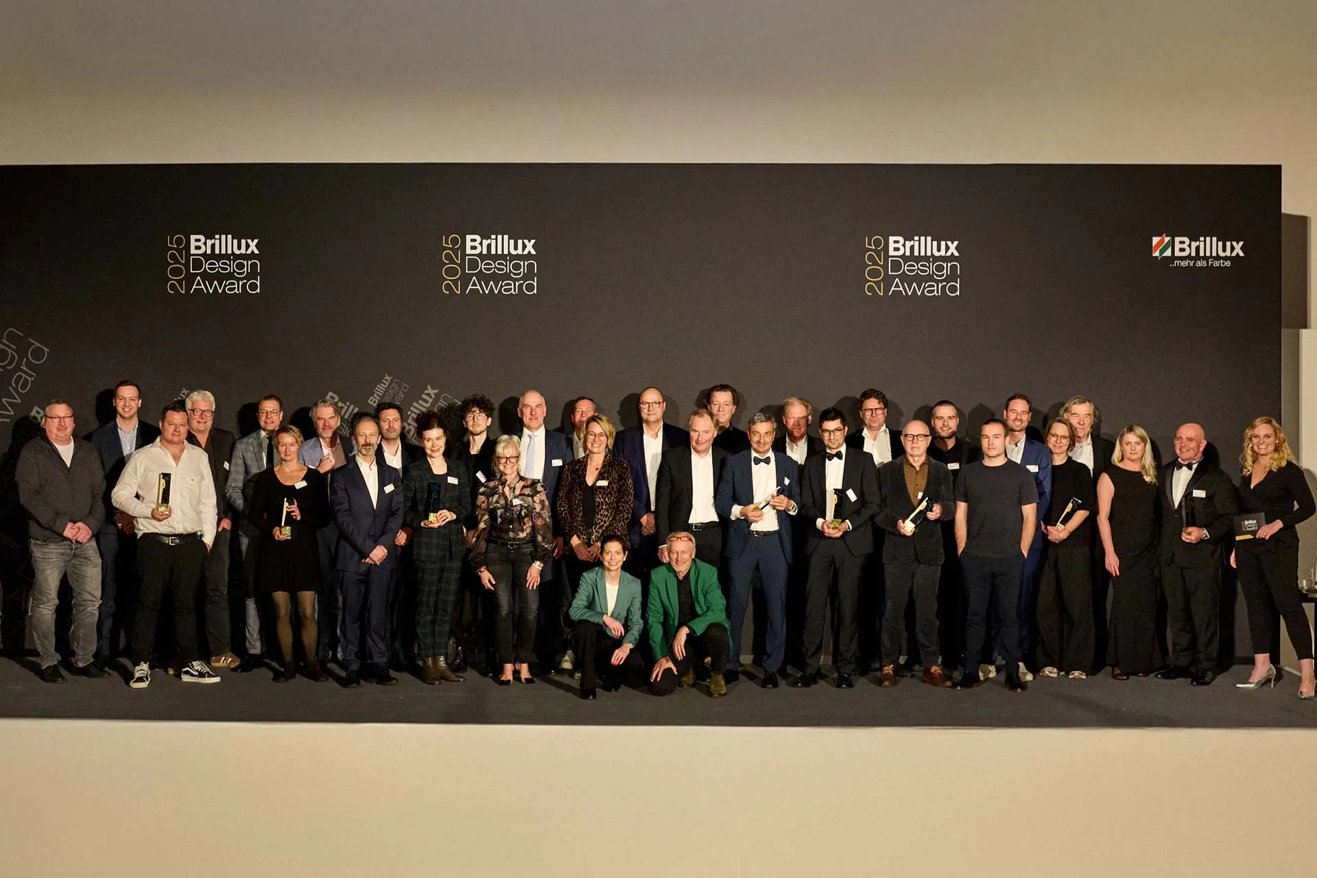 Die Siegerinnen und Sieger erhalten die begehrten Brillux Design Awards.