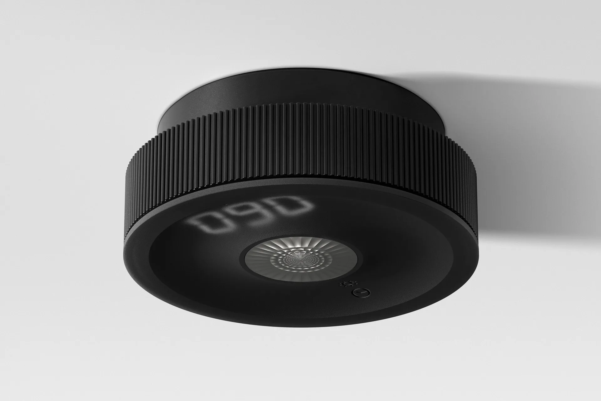 Numerische LED-Anzeige und PIR-Sensor in einer kompakten Einheit.