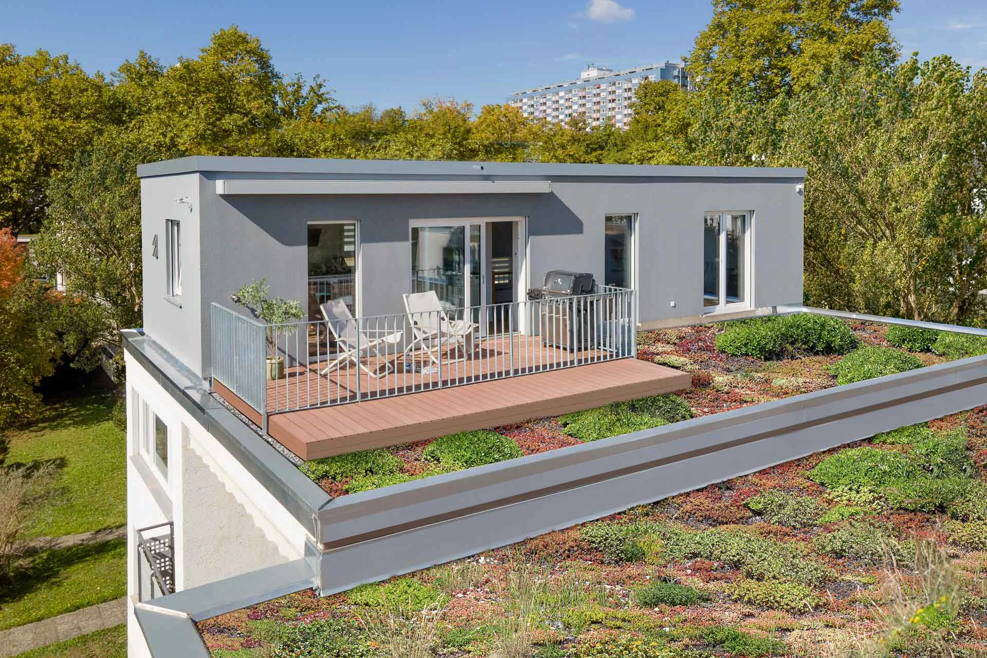 Geschosswohnungsbauten von Schwörer Hybridbau.