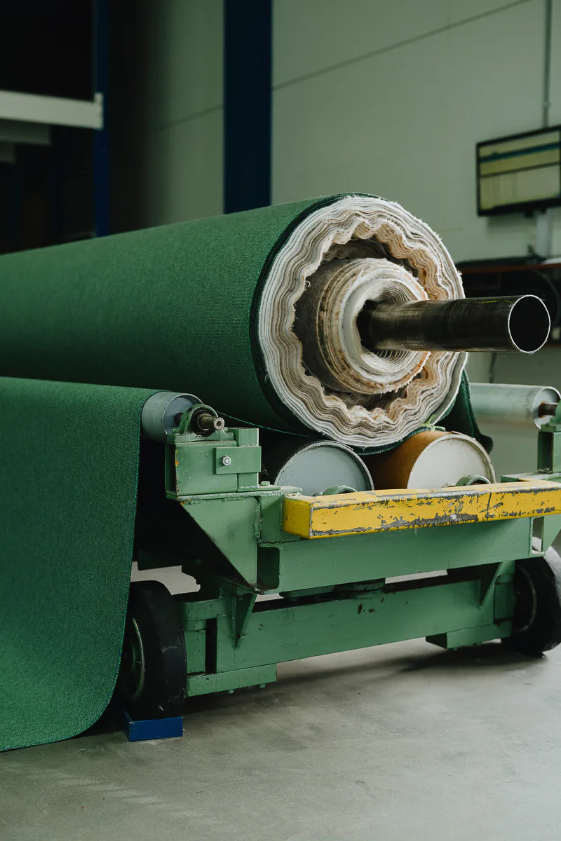 Jeder Teppich beginnt mit hochwertigen Materialien und sorgfältiger Verarbeitung.
