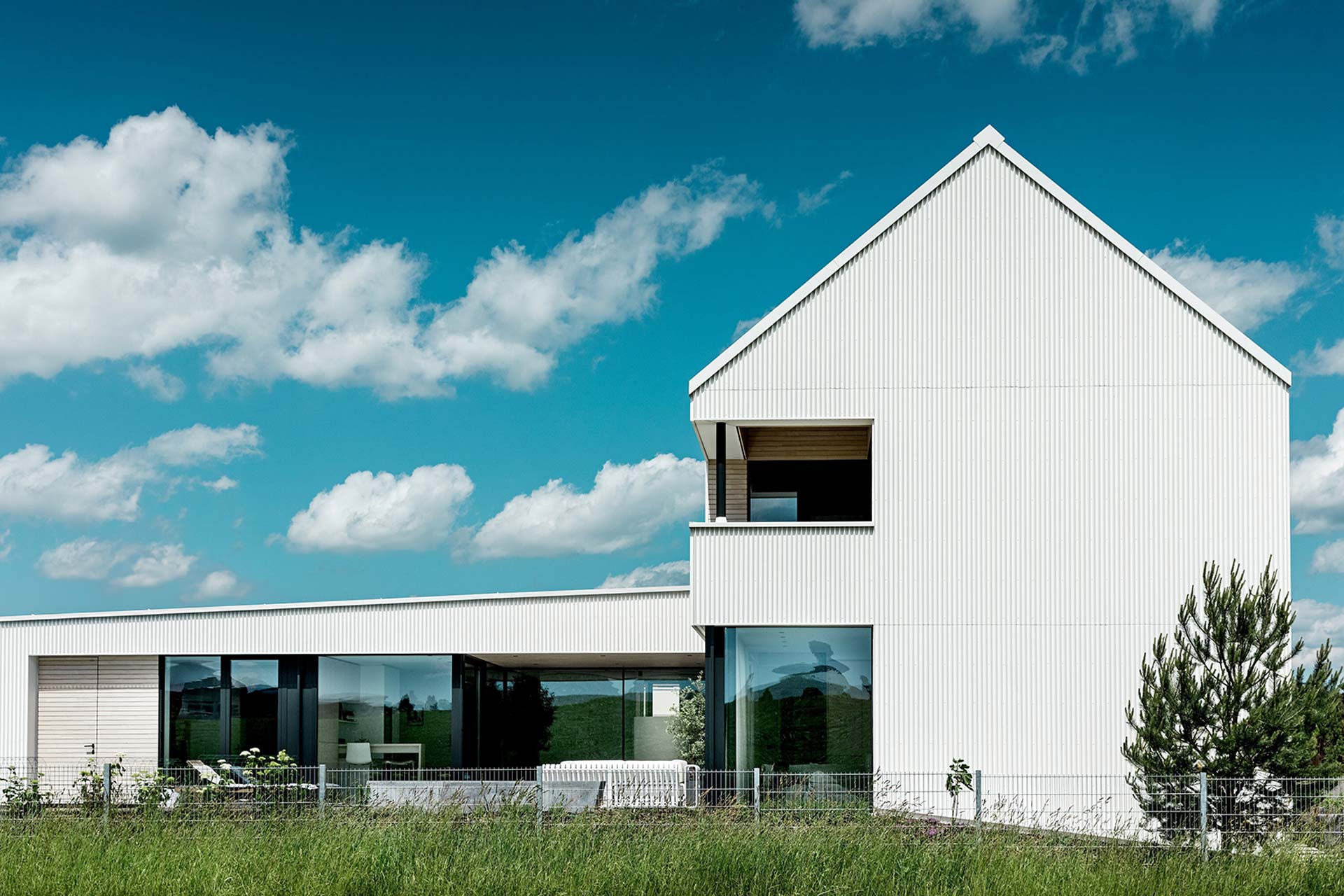 Einfamilienhaus in Freistadt Rückansicht.