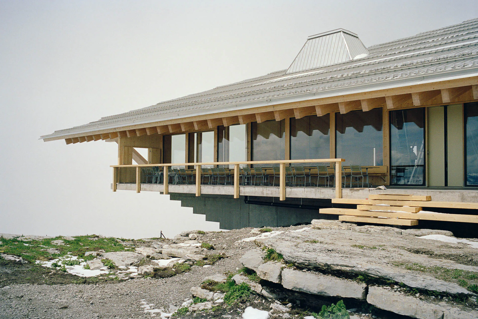 Bergstation auf dem Chäserrugg