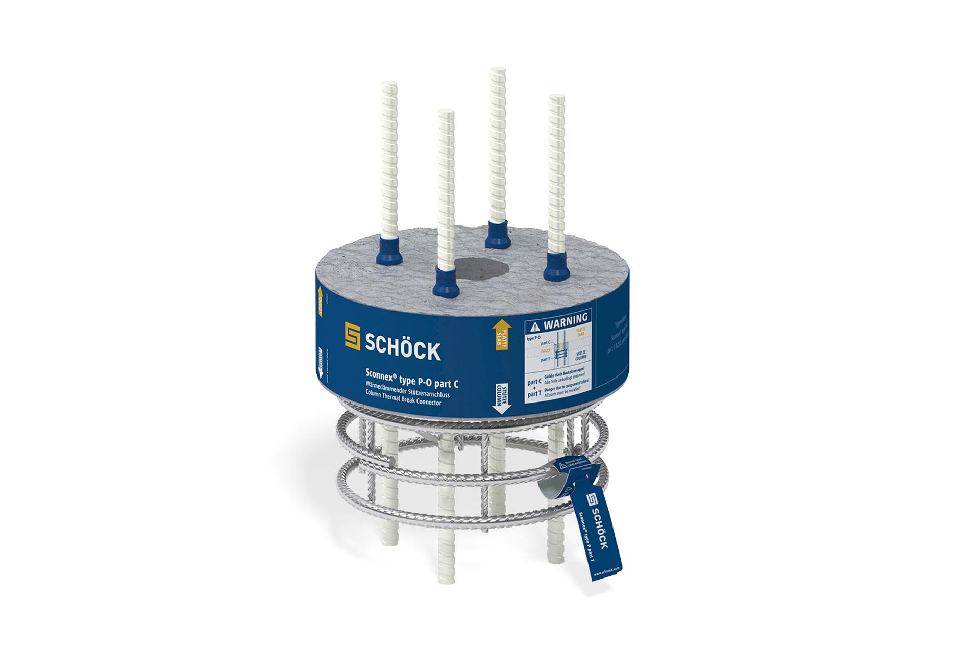 Die neue Variante von Sconnex P eröffnet Architektinnen und Architekten zusätzliche Freiräume bei der Gestaltung schlanker und ansprechender Stützen, ohne Kompromisse bei der Energieeffizienz.