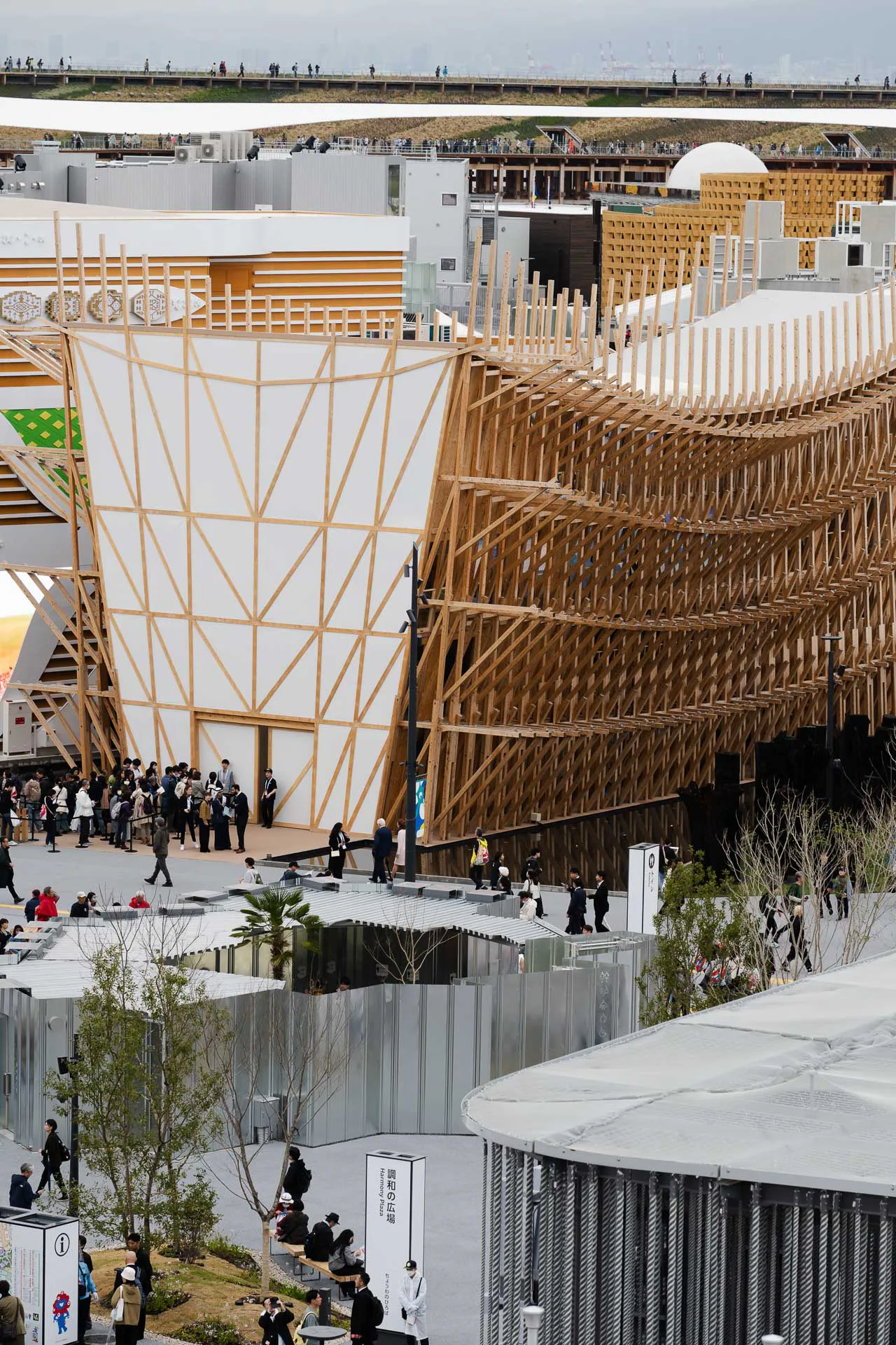 Bahrain Pavilion, Expo Osaka (2025): Nach der Expo kehrte das Material in den Materialkreislauf zurück.