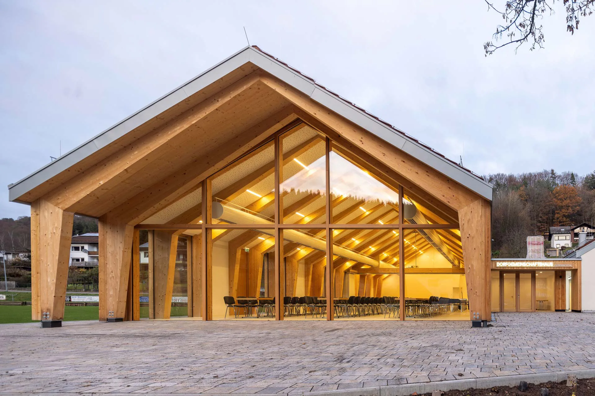 Dorfgemeinschaftshaus Flörsbachtal, CCM Architekten, Flörsbachtal 2023, Best of Best ICONIC AWARDS 2026.