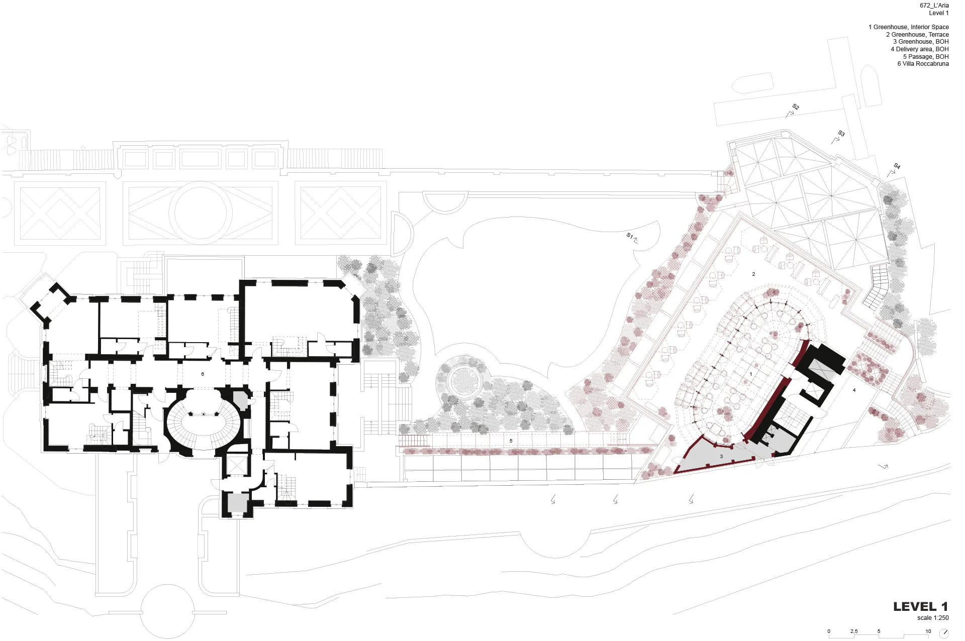 Grundriss Obergeschoss, Grafik