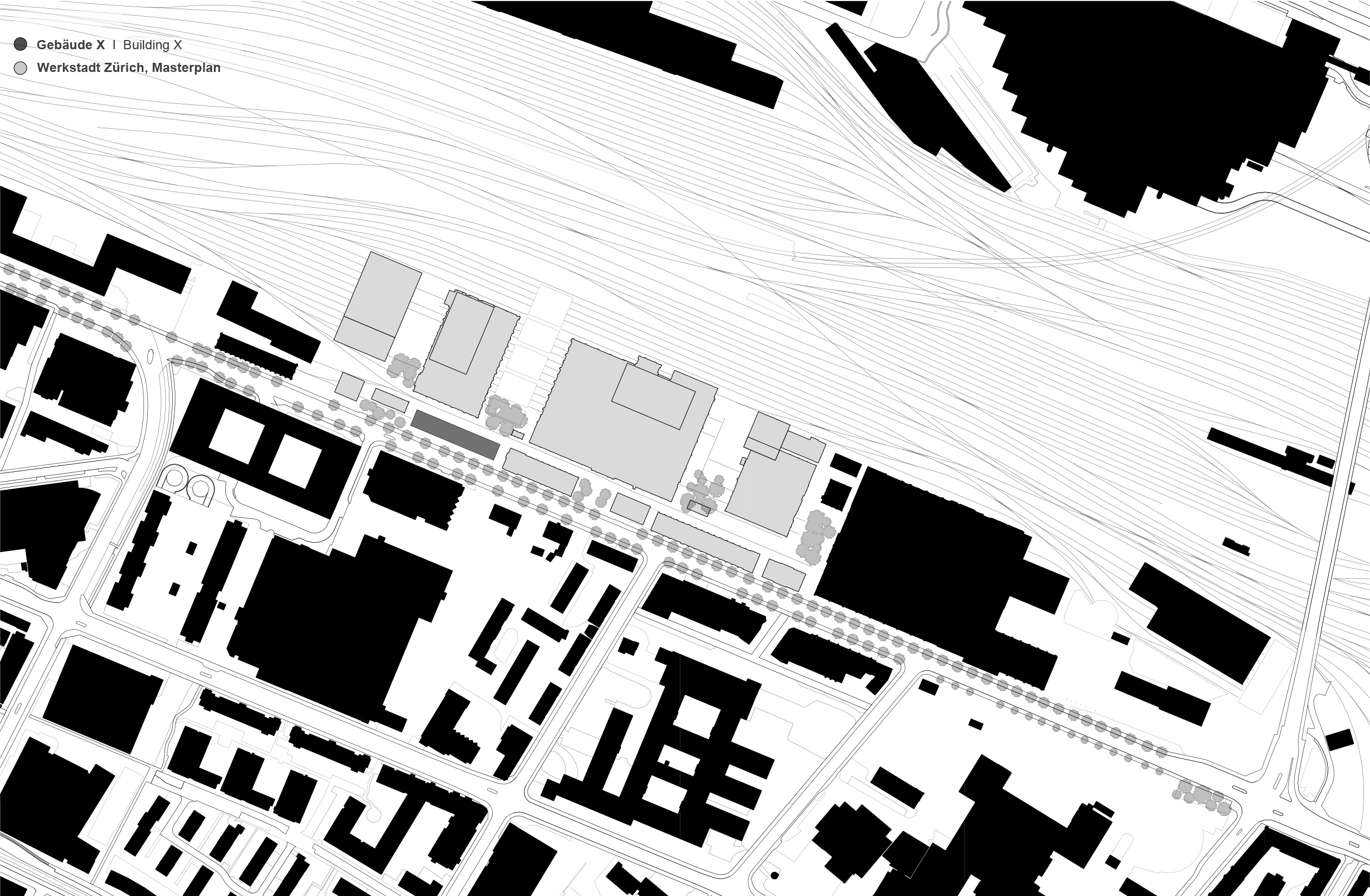 Site plan of „Werkstadt Zürich“, © Gigon Guyer Partner Architekten 