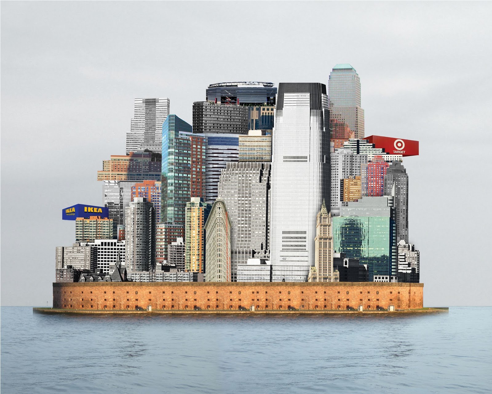 Die Stadt im Rettungsboot als Anpassung an den Klimawandel? Diese Vision entwarfen OMA bereits 2013 für die Initiative Rebuild by Design.