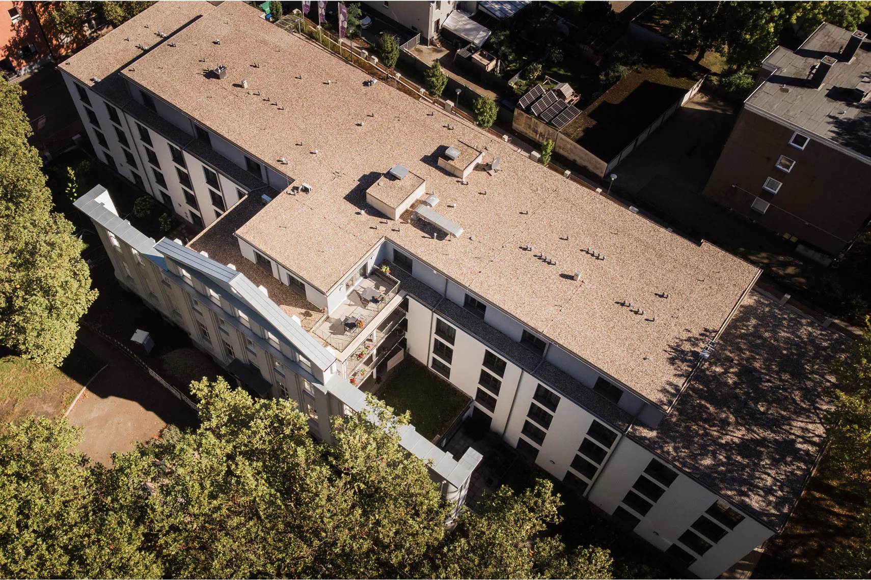 Neubau der Seniorenresidenz im Bereich der ehemaligen Hauptverwaltung.