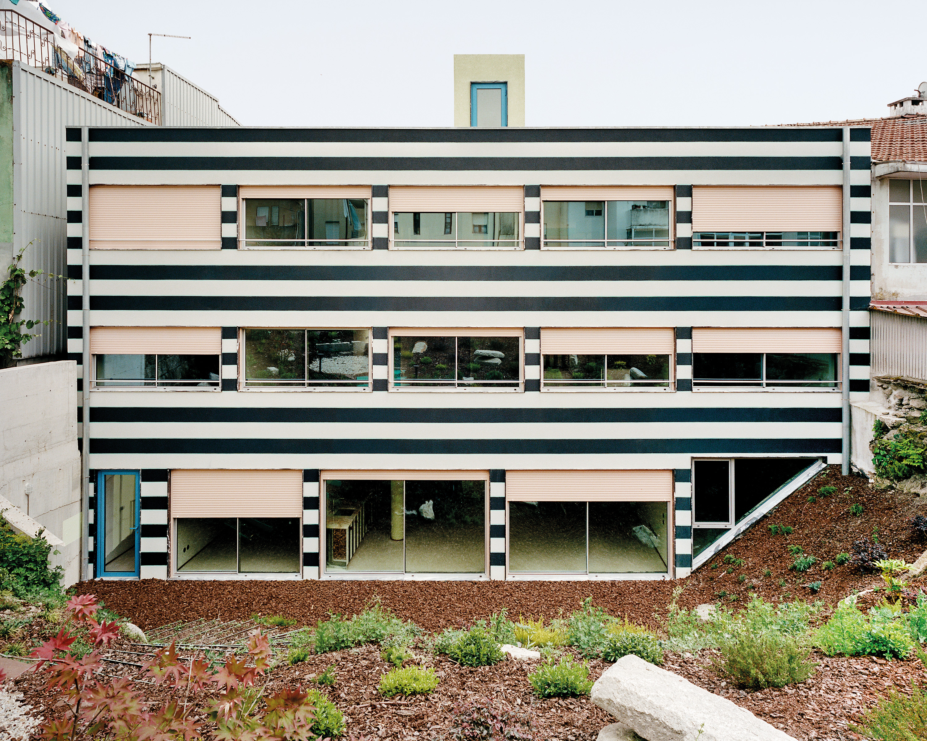 Die Gartenansicht hat weitaus privateren Charakter.
